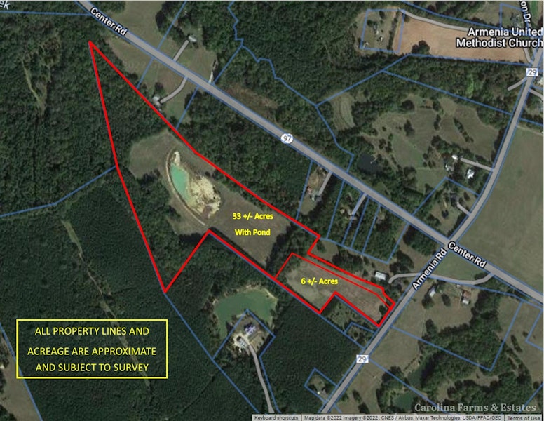 39 +/ Ac Armenia Rd. Chester SC Land for Sale Armenia Road, Chester SC